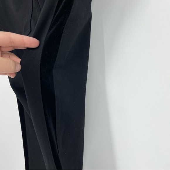 INC Velvet panel Accent Tuxedo Leggings Sz 2P black - Picture 7 of 11